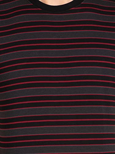 Image of Jockey 2717 Men's Super Combed Cotton Rich Striped Round Neck Half Sleeve Regular Fit T-Shirt