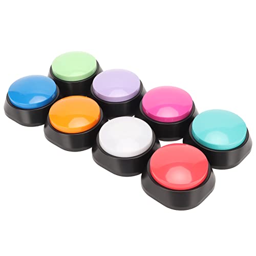8PCS Voice Recording, 30 Second Clear Recording Pet Training Buzzer Dog Record for Drink Play Communication Study