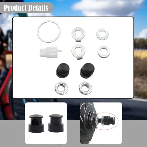 Image of E Bike Hub Motor Nuts Kit DIY Hub Motor Screws for Sports Men Women Beginner 12MM