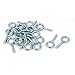 Aexit Jewelry Garden Quality Parts Vine Wire 5.9mm Thread Dia Eyelet Screw Eye Hook 20pcs Model:11as571qo581