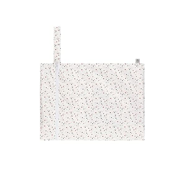 LÄSSIG Wiederverwendbare Nasstasche 2 Stück/Wet Bag Tiny Farmer Dots/Sheep – Bild 4