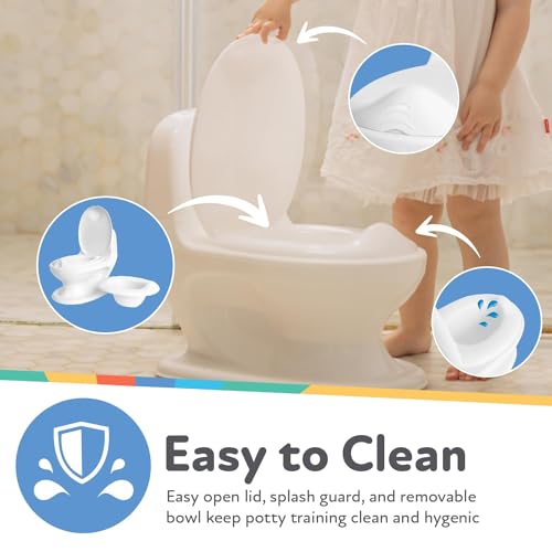 Nuby-My-Real-Potty-Training-Toilet-with-Life-Like-Flush-Button-and-Sound-18-Months-White
