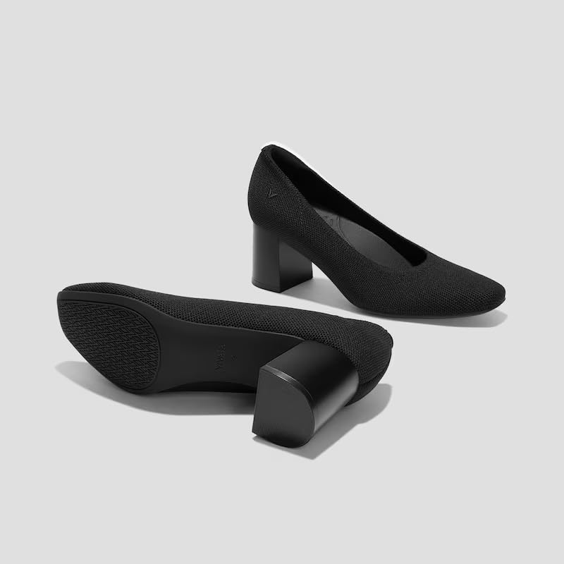 VIVAIA Elize Square-Toe Wedge Heels – Stylish & Supportive Chunky Heels with Arch Support for All-Day Comfort 7