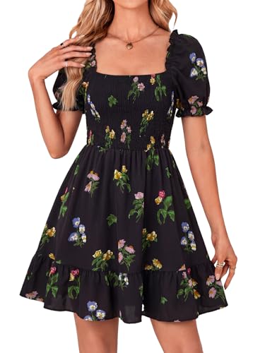 Image of Rooscier Women's Summer Boho Mini Dress