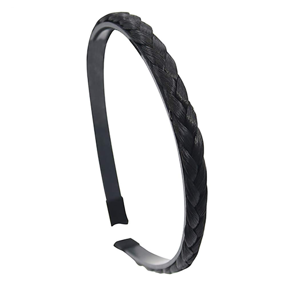 2 piece Women Hair Plaited Braided Headbands Synthetic Hairpieces Braid Wig with Teeth Hair Band Hair Hoop Hair Accessories-image-14