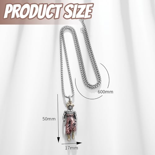 GNHG Halskette Goku,60cm Dragon Ball Necklace,Halskette mit Anime Anhänger für Son Goku,Cosplay Rollenspiel-Halskettenzubehör,Perfekte Geschenk für Anime-Liebhaber