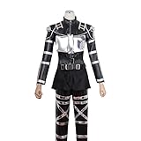 COS進撃の巨人 Final Season 4 二次元コス衣装 調査兵団エレン・ミカサコス衣装フルセット (L)