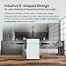 AirCurie Ver2, Radon Detector for Home, 5-in-1 Total Indoor Air Quality Monitor [PM1.0, 2.5, 10, CO2, Humidity, Temp] Easy to Use