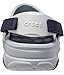 Crocs Classic All-Terrain Unisex Clogs - Thermoplastic Upper and Footbed - Adjustable Turbo Heel Straps Light Grey Men's 4, Women's 6 Medium