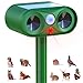 Produktbild 1 Stück Katzenschreck Ultraschall 2025 Upgrade, Solar Tiervertreiber, PIR-Bewegungssensor, Katzenabwehr für Garten, Marderschreck für Katzen, Hunde, Vöel, Mäse, Marder