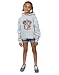 HARRY POTTER niñas Gryffindor Distressed Crest Capucha 9-11 Years Gris Sport