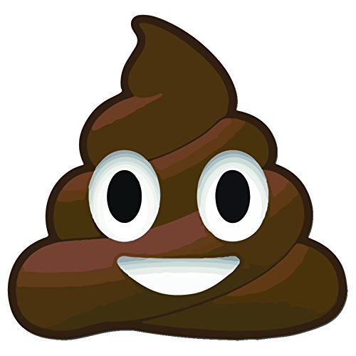 Imagine This Company Emoji Poop Shaped Pet Magnet; Removable Magnets for Cars, Fridges, Lockers & More, Stylish Pet Inspired Car Accessories, 5.5 x 5.5 inches, 1 Item, Brown, Poop EmojiPoop Emoji