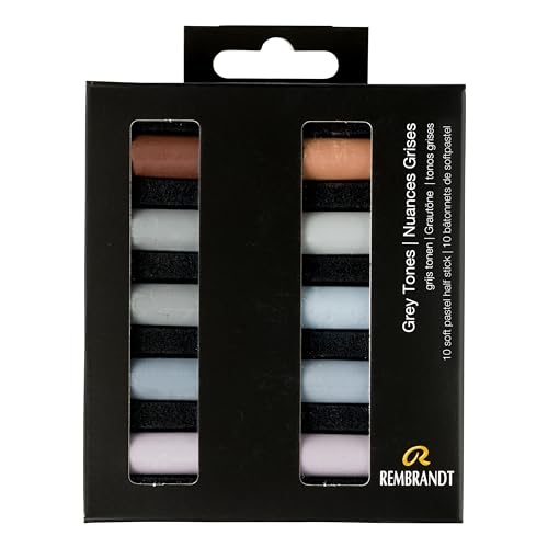 Pastel doux Rembrandt tons gris idéal pour capturer les paysages de brume