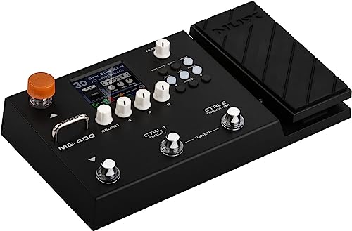 NUX MG-400 Guitar Multi-FX Pedal with dual processors and delivering high definition models and increased flexibility. Integrated effect - Image 2