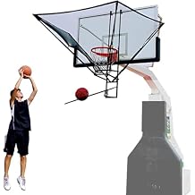 TIST Power Network Basketball Shooting Machine Portable Basketball Rebounder Basketball Shooting Trainer Basketball Rebounding Device 180 Degree Rotating Chute