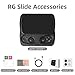 RG Slide Handheld Game Console RG Slide 4.7-inch LTPS In-Cell Screen No Card Retro Game Console Unisoc T820 Portable Arcade Video Gaming Console Support AI WiFi Bluetooth HD and TV Output Black