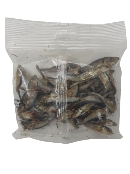 Aimé | Packung mit getrockneten Fischen von Sprat | Katzen- und Hundefutter | Leckerli für Hunde und Katzen mit hohem Proteingehalt | natürliches Futter | Fischerei in der Ostsee | 50 g | europäische
