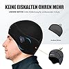 HIKENTURE Bonnet de Cyclisme d'hiver - Chaud, Coupe-Vent et Confortable - sous Casque Léger avec Trous pour Lunettes - pour Vélo, Moto, Ski, VTT, Running, Escalade - Noir, 52-60cm #4