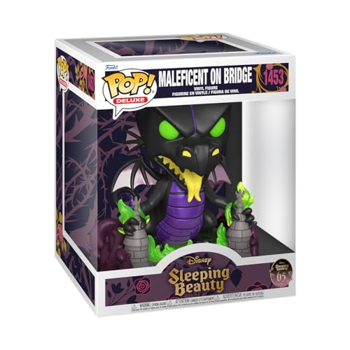 Funko Pop! Deluxe Nº 1453 – Maleficent en el Puente – Villains Collection – Disney La Bella Durmiente – Figura Coleccionable de Lujo