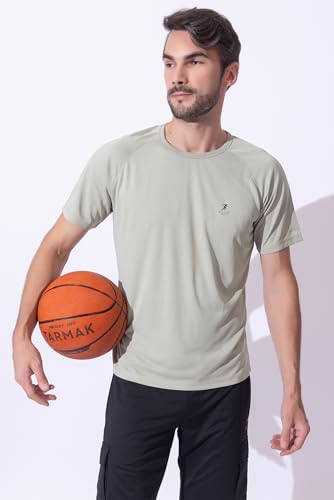 Image of Men's DRI FIT Sports Tshirt /SWEATPROOF /Anti Microbial /Extra Stretch /for Pickleball, Gym, Training, Badminton, Cricket, Tennis, Yoga, Golf (All Sports) All Colours & Sizes, Full & Half Sleeves