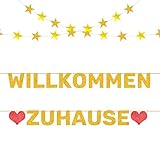 ❤ Rustikale Deco: Die Girlanden hergestellt aus hochwertigem Karton, stärker, keine Ausfrasen. Wiederverwendbar, waschbar.
