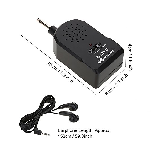 VGEBY Electric Guitar Amplifier, Portable High Fidelity Guitar Practice Loudspeaker for Electric Guitar Bass VGEBYQN58PIXGEB - Image 3