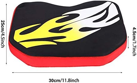 VGEBY1 Seat Cushion, Thicken Soft Seat Cushion for Kayak Canoe Fishing Boat Sit(Flames)