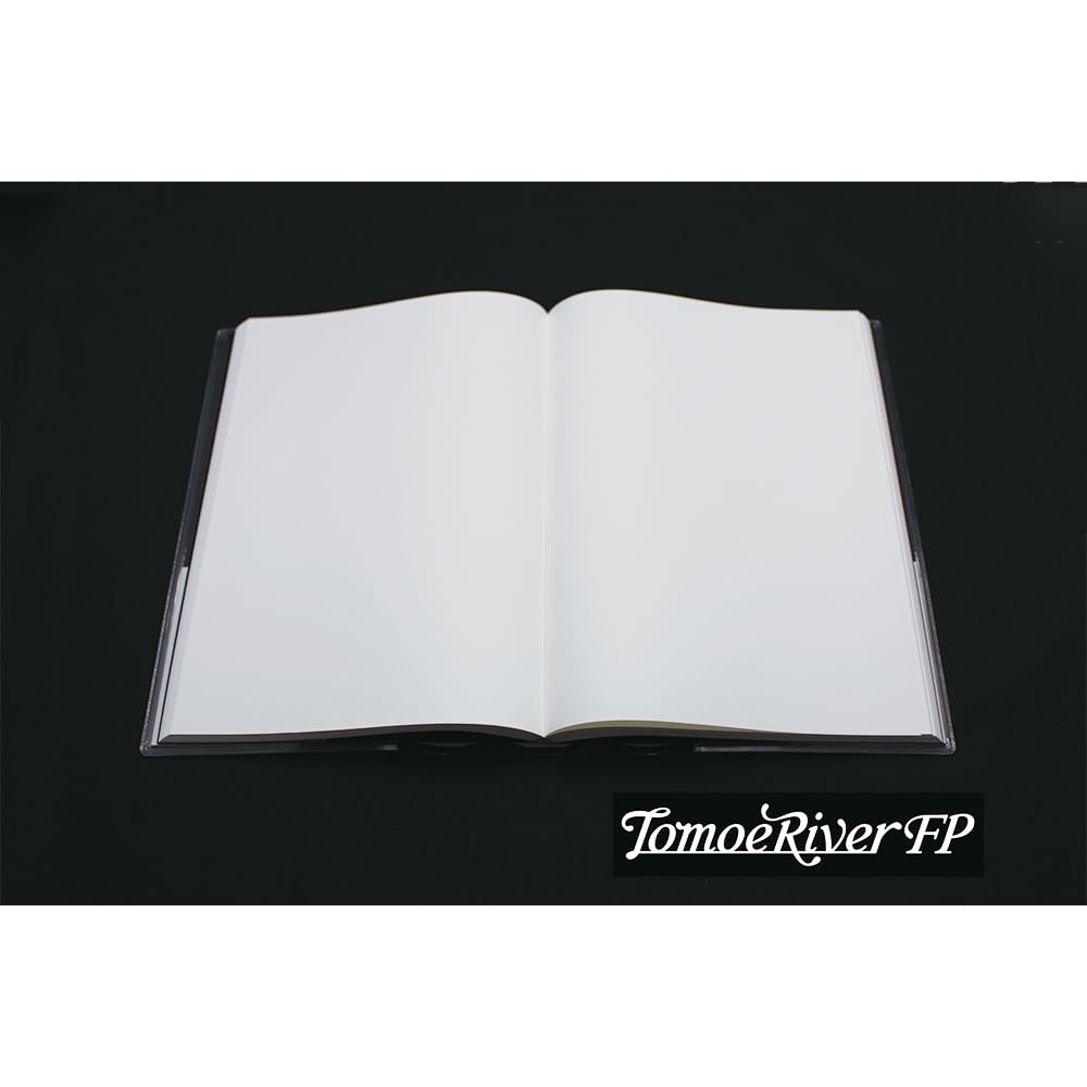 SAKAEテクニカルペーパー Tomoe River FP (52g/m2) Defter, SANZEN, 14,8 cm x 21,0 cm, 368 sayfa (184 Yaprak), Sert Kapak, Çizgisiz, İplikli, Beyaz (SR-A5MBW)