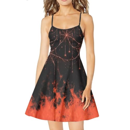 Image of Coloranimal Women's Summer Sleeveless Casual Swing Dresses with Loose Fit Beach Sundress
