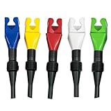 Funnels for Automotive Use, Universal Household Folding Buckle Funnel, Flexible Funnel, Retractable Automotive Fuel Funnel, Flexible Draining Tool Snap Funnel (5 PCS Mix)