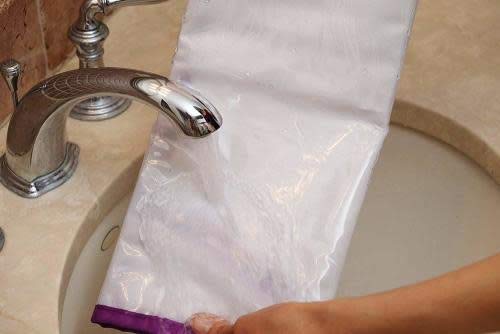 Image of Sink Angel Kitchen Sink Adhesive Waterproof Mat Roll Bathroom Washbasin Mat, 20 inch x 15.75 inch,1pc