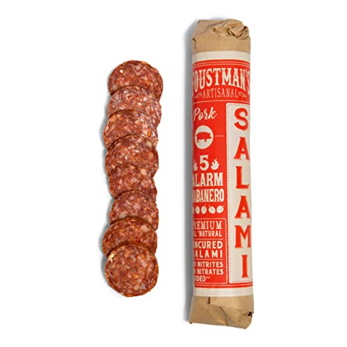 Foustman's Salami (5 Alarm Habanero) Artisanal, Nitrate-Free, Naturally Cured #TOP5