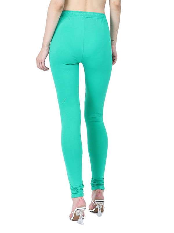 Image of Robinbosky Cotton Churidhar Leggings for Women - Stylish, Stretchable & Flattering Fit for All-Day Comfort