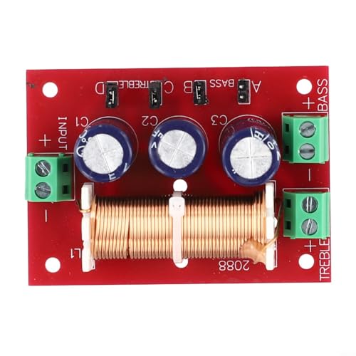 Filtro de graves y crossover de audio de 2 vías 400W para separación de altavoces 5