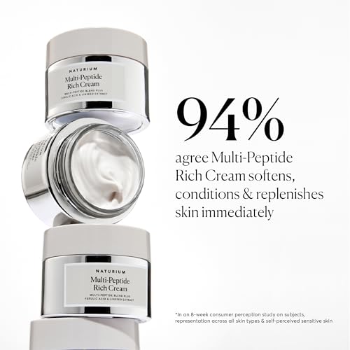Naturium Multi-Peptide Rich Cream, Hydrating & Nourishing to Help Appearance of Fine Lines & Wrinkles, Vegan & Cruelty-Free, 1.7 oz - image 6