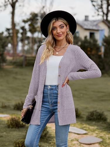 Image of Witsmile Womens 2026 Spring Fashion Cardigan Lightweight Soft Knit Long Top