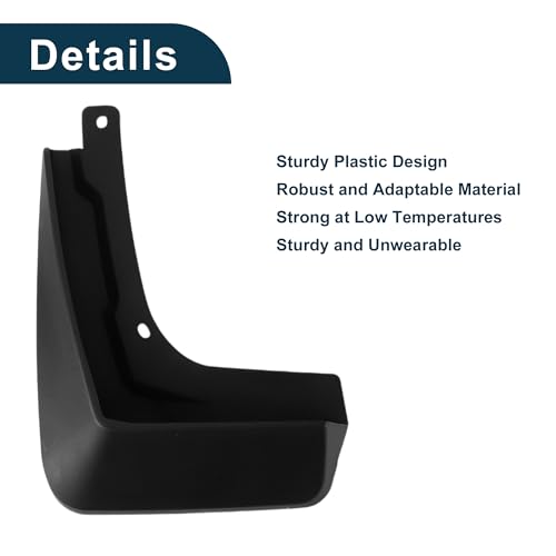 Image of Mud Flaps Splash Guards for Volkswagen Golf Sportsvan 2019-2020 W /Mount Accessories Mud Guards Front and Rear 1 Set
