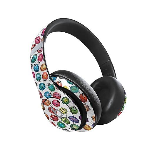 Image of MightySkins Carbon Fiber Skin Compatible with Beats Studio Pro - Color Bugs | Protective, Durable Textured Carbon Fiber Finish | Easy to Apply