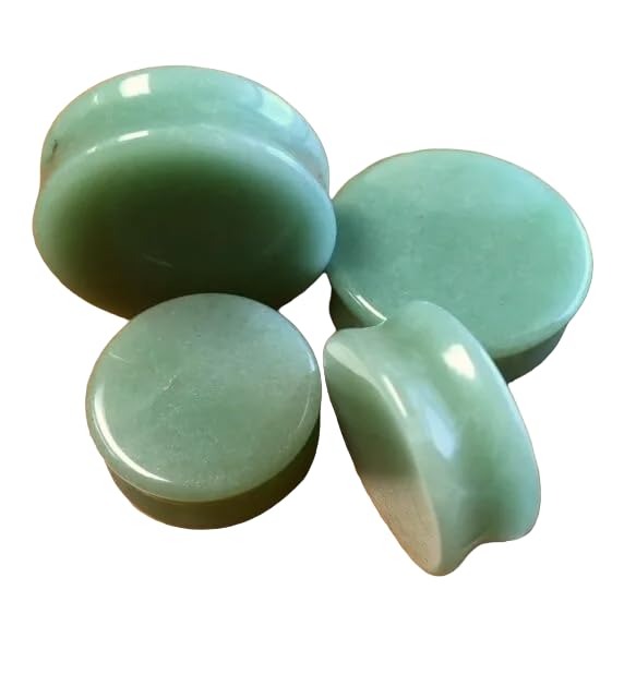 Jade Green Aventurine Stone Plugs