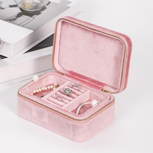 Porte-bijoux de voyage en velours, le coffret idéal pour protéger ses précieux souvenirs