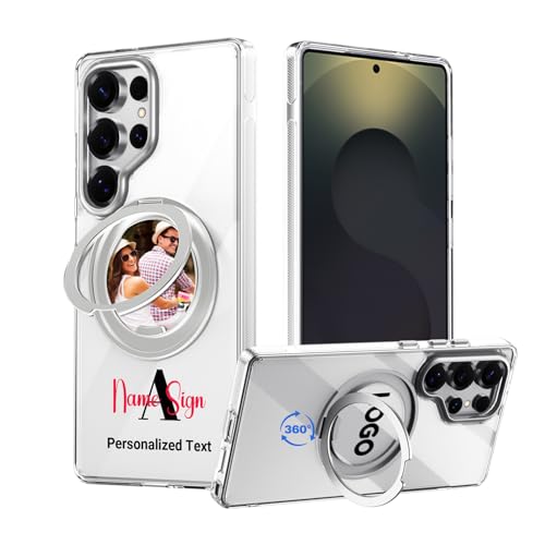 Coque personnalisée Galaxy S25 Ultra idéale pour les appels mains libres avec son anneau
