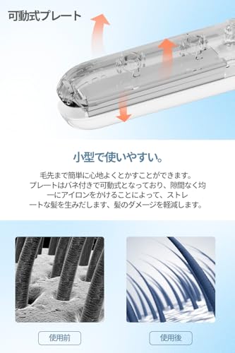 MELYDO ストレートヘアアイロン ミニ YS-810 の商品画像 2