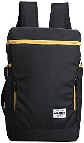 Black Nylon Laptop Backpack 15-Inches for Women and Men Computer Bag
