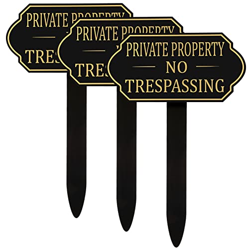 Panneaux Private Property pour protection de jardin et délimitation de cour