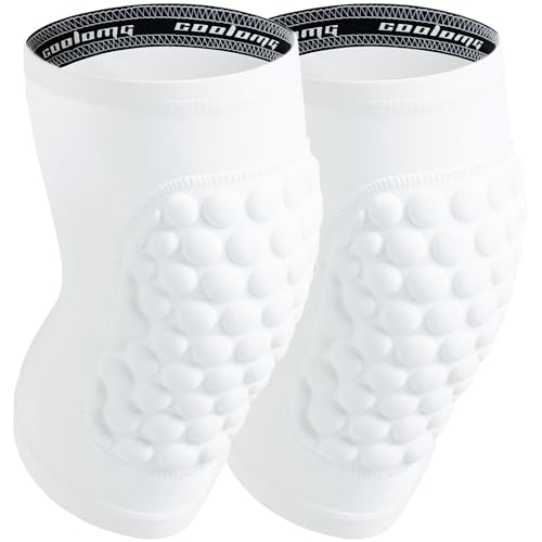 Image of COOLOMG Basketball Knee Pads for Kids Youth Adult
