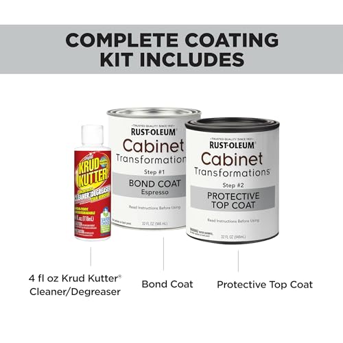 Rust-Oleum Cabinet Transformations Refinishing Kit, Espresso, Satin by Rust-Oleum Home - Used condition - Image 6