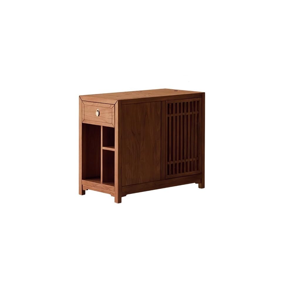 eexbz Sofa Chinese Style Wooden Sofa Side Table Tea Cabinet Side Cabinet Side Cabinet Home Small Tea Table Sofas for Living Room