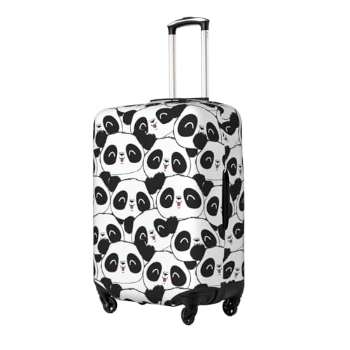 Panda Bear Luggage Cover Washable Elasticated Luggage Covers for Suitcase tsa Approved Stylish Dust and Scratch Resistant Luggage Case Protector2
