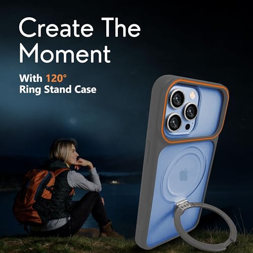 Image of AIBEX Back Cover Case for Apple iPhone 17 MagSafe Compatible | Slim Case with Wireless Charging Support |Anti-Scratch, Shockproof, Anti-Fingerprint & Lightweight Military-Grade Protective Cover - Blue