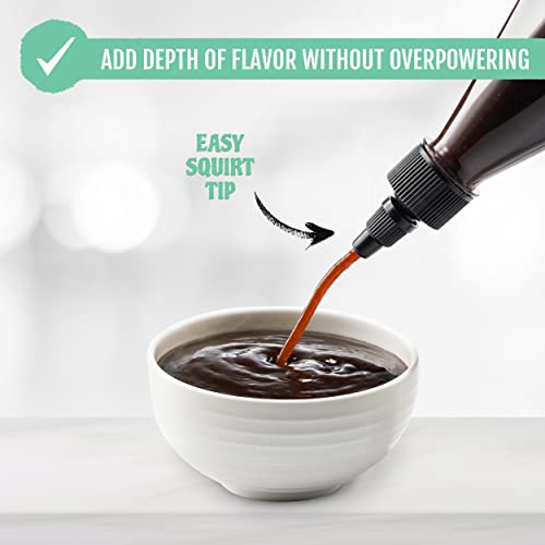 Best Of Thailand Vegetarian Oyster Sauce | [Improved No Msg] Real Authentic Asian Brewed Vegan Sauces For Dressings & Cooking | Certified Kosher & Fat-Free thumb #2